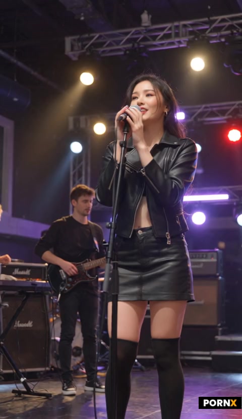 a beautifull korean woman singer