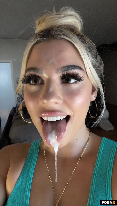 licking her lips