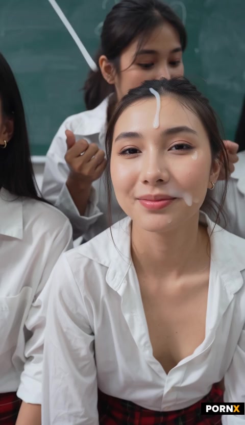 Four 20 years old skinny beautiful dark skinned asian women