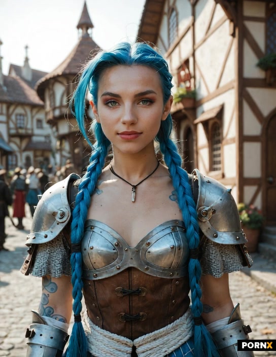 she swing her sword above her head