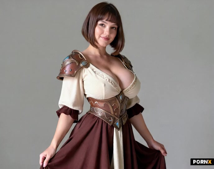 She smiles seductively